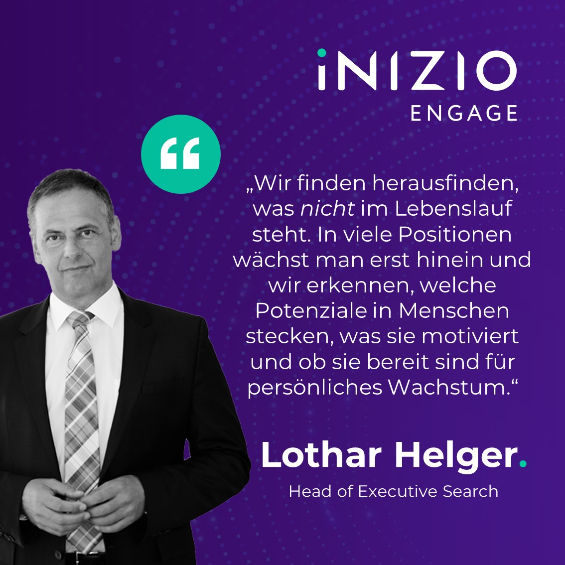 Artikel-Serie: Recruitment Solutions in Pharma – Lothar Helger Head of Executive Search