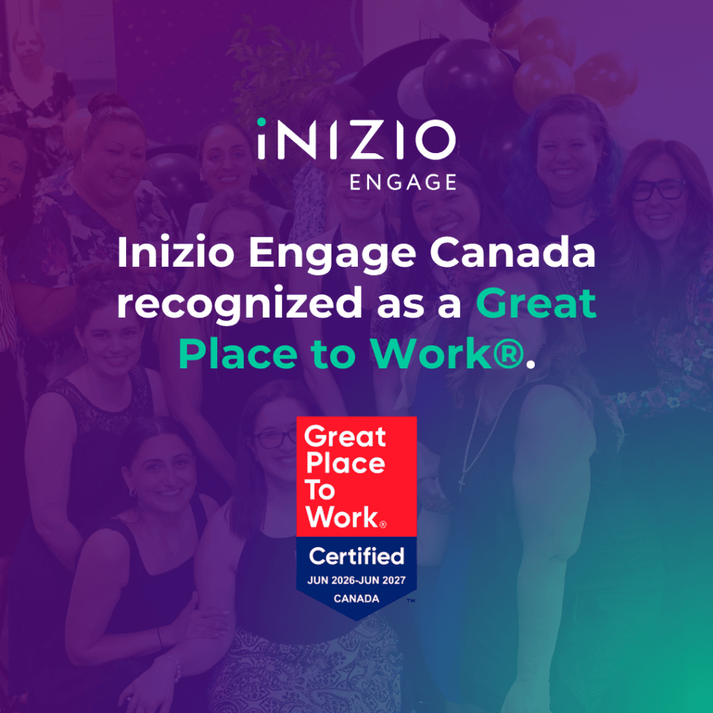 Inizio Engage Canada recognized as a Great Place to Work®