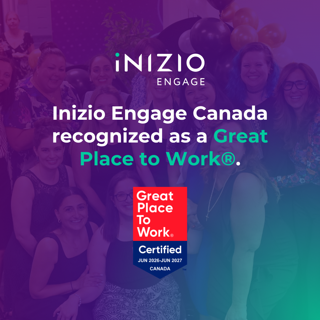 Inizio Engage Canada recognized as a Great Place to Work®